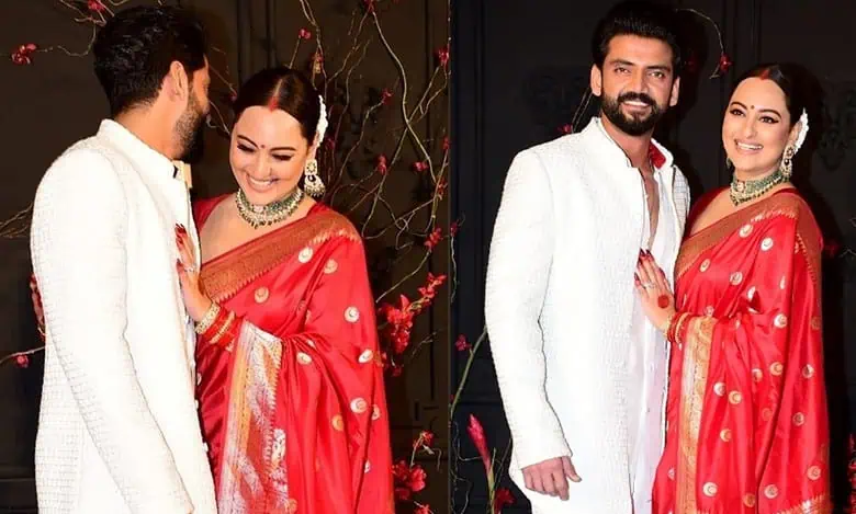 Bollywood Star Sonakshi Sinha Marries Zaheer Iqbal: A Grand Wedding Reception in Mumbai